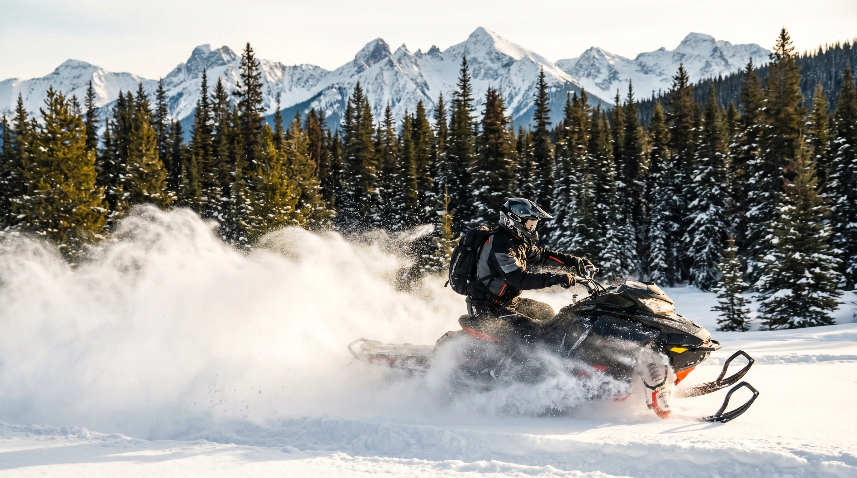 Winter Snowmobiling